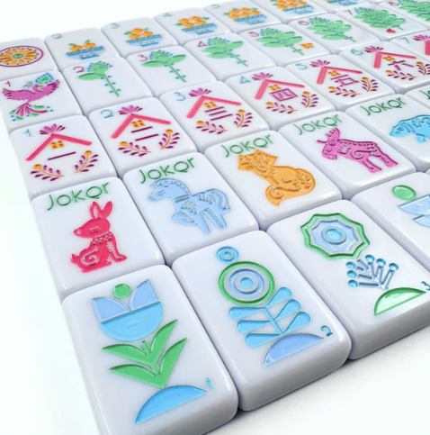 THE SCANDINAVIAN FOLK ART SERIES | Mahjong with Nordic Style